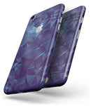 Royal Blue Abstract Geometric Shapes - Skin-kit for the iPhone 8 or 8 Plus