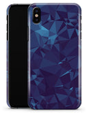 Royal Blue Abstract Geometric Shapes - iPhone X Clipit Case