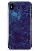 Royal Blue Abstract Geometric Shapes - iPhone X Clipit Case