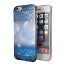 Royal Blue and Silver Glowing Orbs of Light iPhone 6/6s or 6/6s Plus 2-Piece Hybrid INK-Fuzed Case