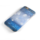 Royal Blue and Silver Glowing Orbs of Light iPhone 6/6s or 6/6s Plus 2-Piece Hybrid INK-Fuzed Case