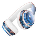Royal Blue and Silver Glowing Orbs of Light Full-Body Skin Kit for the Beats by Dre Solo 3 Wireless Headphones