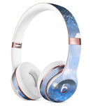 Royal Blue and Silver Glowing Orbs of Light Full-Body Skin Kit for the Beats by Dre Solo 3 Wireless Headphones