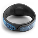 Royal Blue and Silver Glowing Orbs of Light - Decal Skin Wrap Kit for the Disney Magic Band