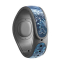 Royal Blue and Silver Glowing Orbs of Light - Decal Skin Wrap Kit for the Disney Magic Band