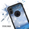 Royal Blue and Silver Glowing Orbs of Light - Skin Kit for the iPhone OtterBox Cases