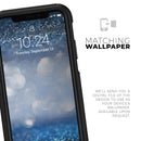 Royal Blue and Silver Glowing Orbs of Light - Skin Kit for the iPhone OtterBox Cases