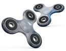 Royal Blue and Silver Glowing Orbs of Light Full-Body Fidget Spinner Skin-Kit