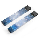 Royal Blue and Silver Glowing Orbs of Light - Premium Decal Protective Skin-Wrap Sticker compatible with the Juul Labs vaping device