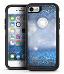 Royal Blue and Silver Glowing Orbs of Light - iPhone 7 or 8 OtterBox Case & Skin Kits