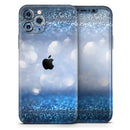 Royal Blue and Silver Glowing Orbs of Light - Protective Skin Wrap & Decal – Compatible with iPhone SE to iPhone 17 Pro Max (All Models)