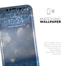 Royal Blue and Silver Glowing Orbs of Light - Protective Skin Wrap & Decal – Compatible with iPhone SE to iPhone 17 Pro Max (All Models)