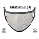 Royal Winds of Winter Pattern - Made in USA Mouth Cover Unisex Anti-Dust Cotton Blend Reusable & Washable Face Mask with Adjustable Sizing for Adult or Child