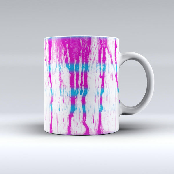 The-Running-Blue-and-Pink-WaterColor-Paint-ink-fuzed-Ceramic-Coffee-Mug