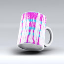 The-Running-Blue-and-Pink-WaterColor-Paint-ink-fuzed-Ceramic-Coffee-Mug