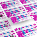 Running Blue and Pink WaterColor Paint - Premium Protective Decal Skin-Kit for the Apple Credit Card