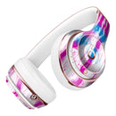 Running Blue and Pink WaterColor Paint Full-Body Skin Kit for the Beats by Dre Solo 3 Wireless Headphones