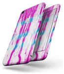 Running Blue and Pink WaterColor Paint - Skin-kit for the iPhone 8 or 8 Plus