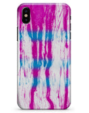 Running Blue and Pink WaterColor Paint - iPhone X Clipit Case