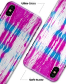 Running Blue and Pink WaterColor Paint - iPhone X Clipit Case