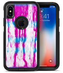 Running Blue and Pink WaterColor Paint - iPhone X OtterBox Case & Skin Kits