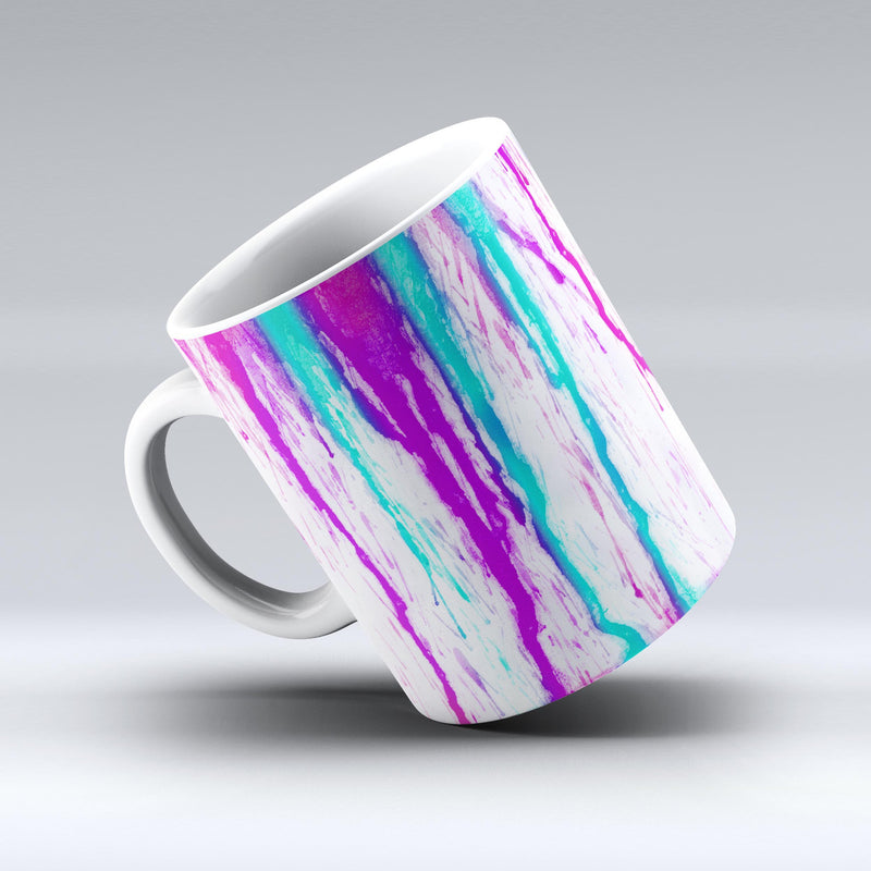 The-Running-Purple-and-Teal-WaterColor-Paint-ink-fuzed-Ceramic-Coffee-Mug