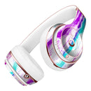 Running Purple and Teal WaterColor Paint Full-Body Skin Kit for the Beats by Dre Solo 3 Wireless Headphones