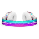 Running Purple and Teal WaterColor Paint Full-Body Skin Kit for the Beats by Dre Solo 3 Wireless Headphones