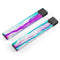 Running Purple and Teal WaterColor Paint - Premium Decal Protective Skin-Wrap Sticker compatible with the Juul Labs vaping device