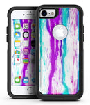 Running Purple and Teal WaterColor Paint - iPhone 7 or 8 OtterBox Case & Skin Kits