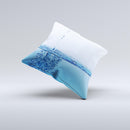 Running Water Spicket Ink-Fuzed Decorative Throw Pillow