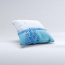 Running Water Spicket Ink-Fuzed Decorative Throw Pillow