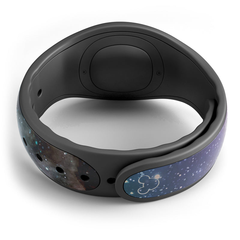 Rust and Bright Neon Colored Stary Sky - Decal Skin Wrap Kit for the Disney Magic Band