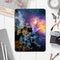 Rust and Bright Neon Colored Stary Sky - Full Body Skin Decal for the Apple iPad Pro 12.9", 11", 10.5", 9.7", Air or Mini (All Models Available)