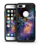 Rust and Bright Neon Colored Stary Sky - iPhone 7 or 7 Plus Commuter Case Skin Kit