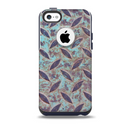 Rusted Blue Diamond Plate Skin for the iPhone 5c OtterBox Commuter Case