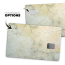 Rustic Cracked Textured Surface V3 - Premium Protective Decal Skin-Kit for the Apple Credit Card