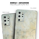Rustic Cracked Textured Surface V3 - Premium Vinyl Skin Decal for Samsung Galaxy S25 Ultra, S24, S23, S22 & All Galaxy S Models