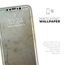 Rustic Cracked Textured Surface V3 - Protective Skin Wrap & Decal – Compatible with iPhone SE to iPhone 17 Pro Max (All Models)