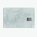 Rustic Mint Textured Surface V3 - Premium Protective Decal Skin-Kit for the Apple Credit Card