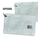 Rustic Mint Textured Surface V3 - Premium Protective Decal Skin-Kit for the Apple Credit Card