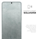 Rustic Mint Textured Surface V3 - Premium Vinyl Skin Decal for Samsung Galaxy S25 Ultra, S24, S23, S22 & All Galaxy S Models