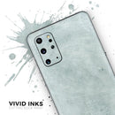 Rustic Mint Textured Surface V3 - Premium Vinyl Skin Decal for Samsung Galaxy S25 Ultra, S24, S23, S22 & All Galaxy S Models