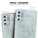 Rustic Mint Textured Surface V3 - Premium Vinyl Skin Decal for Samsung Galaxy S25 Ultra, S24, S23, S22 & All Galaxy S Models