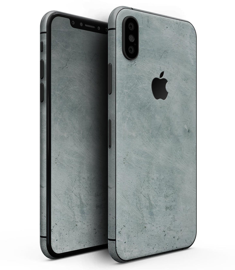 Rustic Mint Textured Surface V3 - iPhone XS MAX, XS/X, 8/8+, 7/7+, 5/5S/SE Skin-Kit (All iPhones Available)