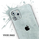 Rustic Mint Textured Surface V3 - Protective Skin Wrap & Decal – Compatible with iPhone SE to iPhone 17 Pro Max (All Models)