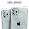 Rustic Mint Textured Surface V3 // Skin-Kit compatible with the Apple iPhone 14, 13, 12, 12 Pro Max, 12 Mini, 11 Pro, SE, X/XS + (All iPhones Available)