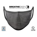 Rustic Textured Surface V2 - Made in USA Mouth Cover Unisex Anti-Dust Cotton Blend Reusable & Washable Face Mask with Adjustable Sizing for Adult or Child