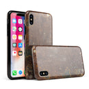 Rustic Textured Surface V3 - iPhone X Swappable Hybrid Case