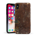 Rustic Textured Surface V3 - iPhone X Swappable Hybrid Case